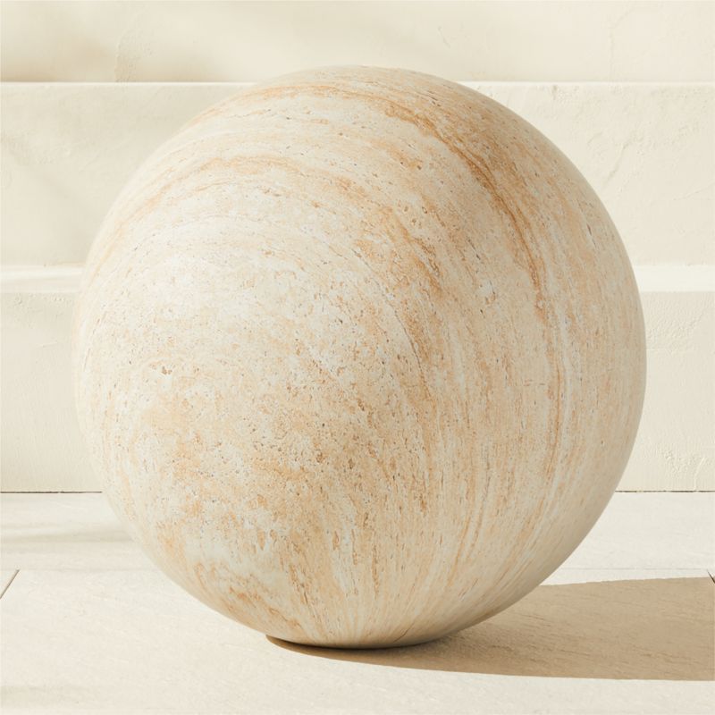 Playa Faux Travertine Indoor/Outdoor Ball Extra Large - image 0 of 8