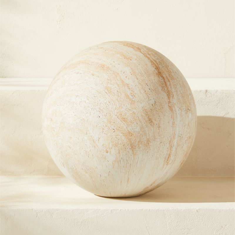 Playa Faux Travertine Ball Indoor/Outdoor Small - image 0 of 8