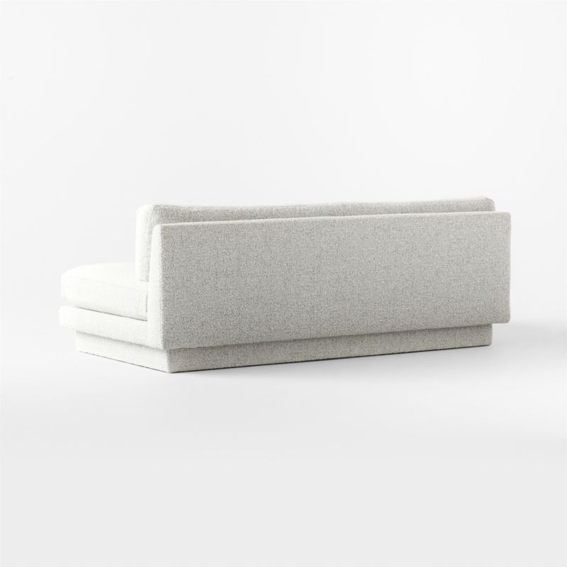 Plinth 80" Armless Peppered Grey Performance Boucle Sofa - image 8 of 9