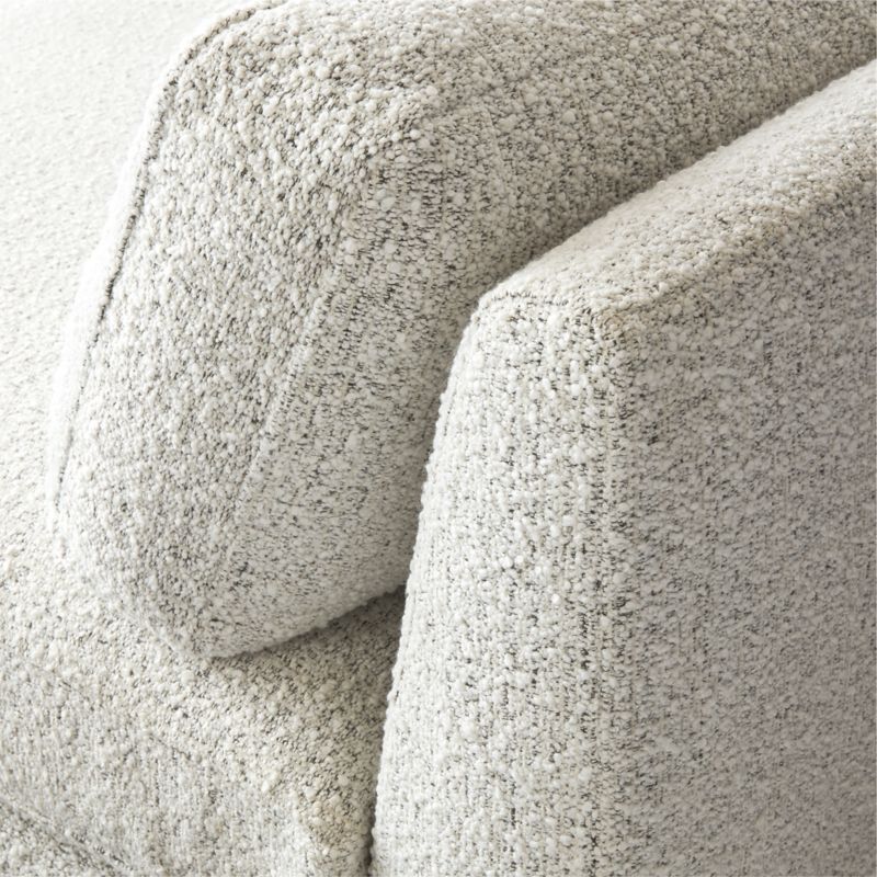 Plinth 80" Armless Peppered Grey Performance Boucle Sofa - image 9 of 9