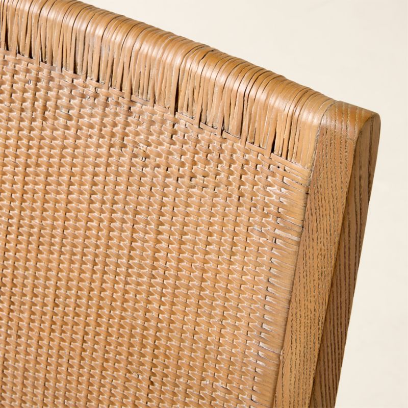 Plait Ash Wood and Woven Rattan Dining Chair - image 5 of 6