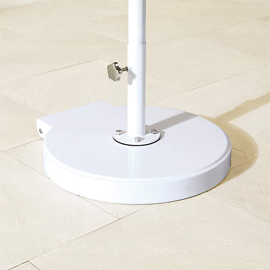 Poggesi White Outdoor Umbrella Base