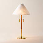 Senza White Glass Table Lamp