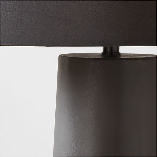 Polar Black Cement Floor Lamp