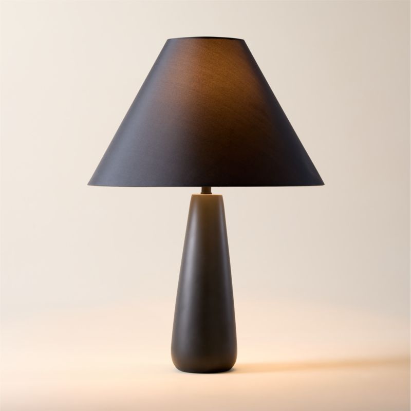 View Polar Black Cement Table Lamp details