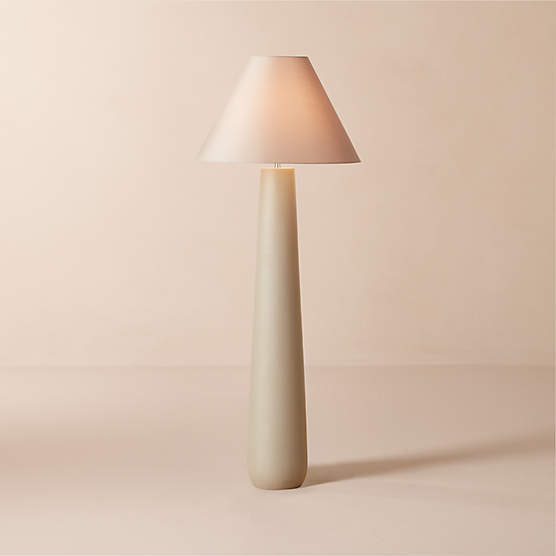 Polar Grey Cement Floor Lamp