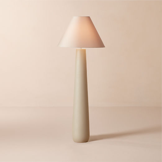Polar Grey Cement Floor Lamp