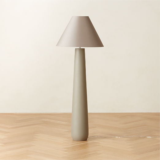 Polar Grey Cement Floor Lamp