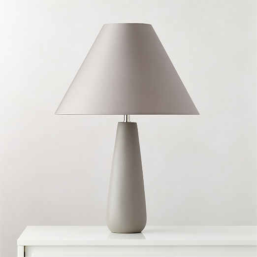 Polar Grey Cement Table Lamp