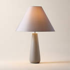 Senza White Glass Table Lamp