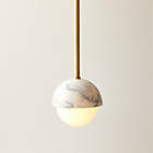 Marra Black Globe Pendant Light