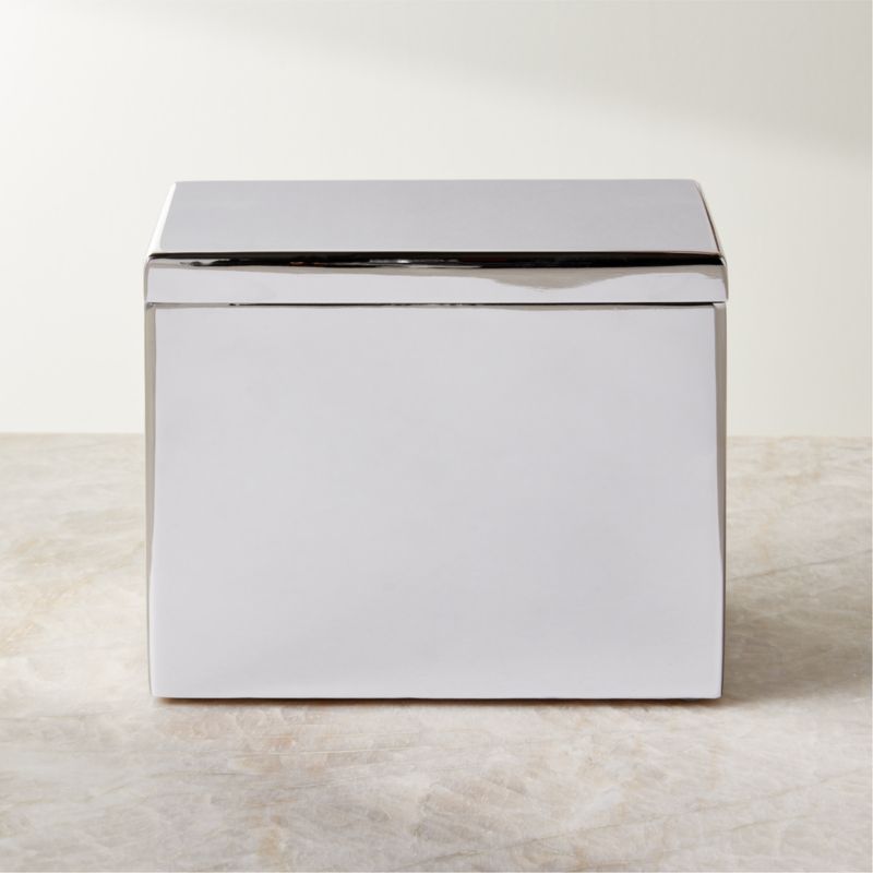 View Polished Nickel Recipe Box details
