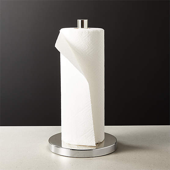 Polished Nickel Paper Towel Holder