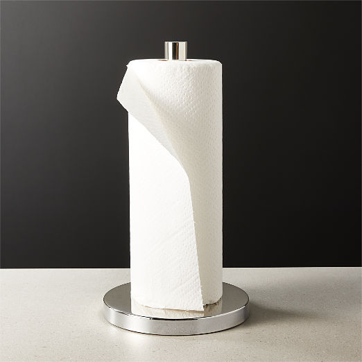 Polished Nickel Paper Towel Holder