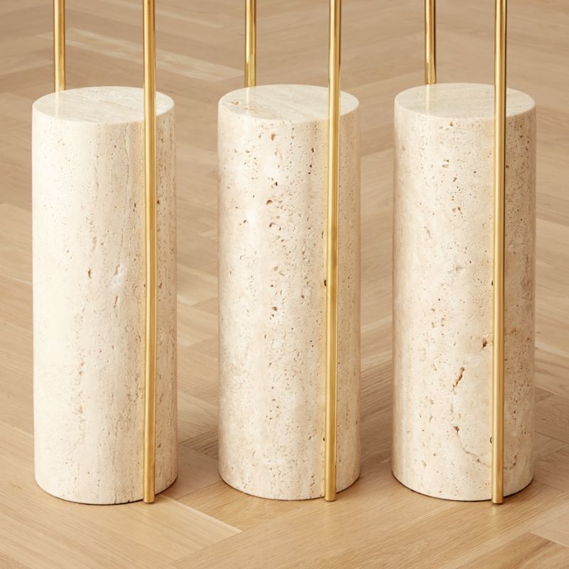 Polo Travertine Floor Lamp - image 4 of 6