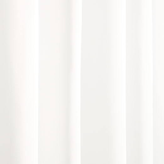 Poly White Shower Curtain Liner 72"