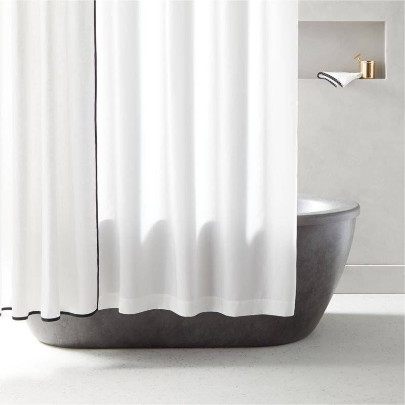 Poly White Shower Curtain Liner 84" - image 3 of 6