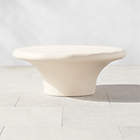 Estelle 66" Oval White Resin Coffee Table