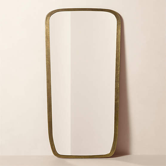 Ponder Brass Full-Length Floor Mirror 36''x72''