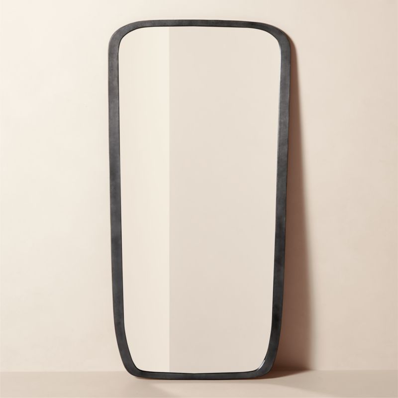 Viewing product image Ponder Black Full-Length Floor Mirror 36''x72'' - image 1 of 4