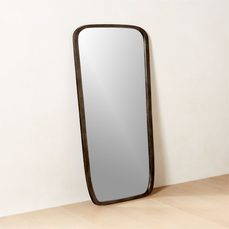 Ponder Black Full-Length Floor Mirror 36''x72'' - image 4 of 6