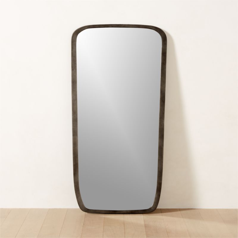 Ponder Black Full-Length Floor Mirror 36''x72'' - image 0 of 6