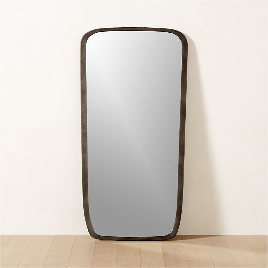 Ponder Black Full-Length Floor Mirror 36''x72''