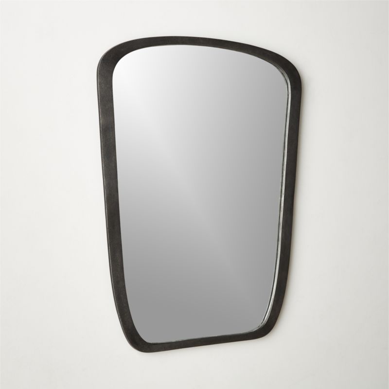 Ponder Small Black Wall Mirror 23.5"x32.75" - image 2 of 9