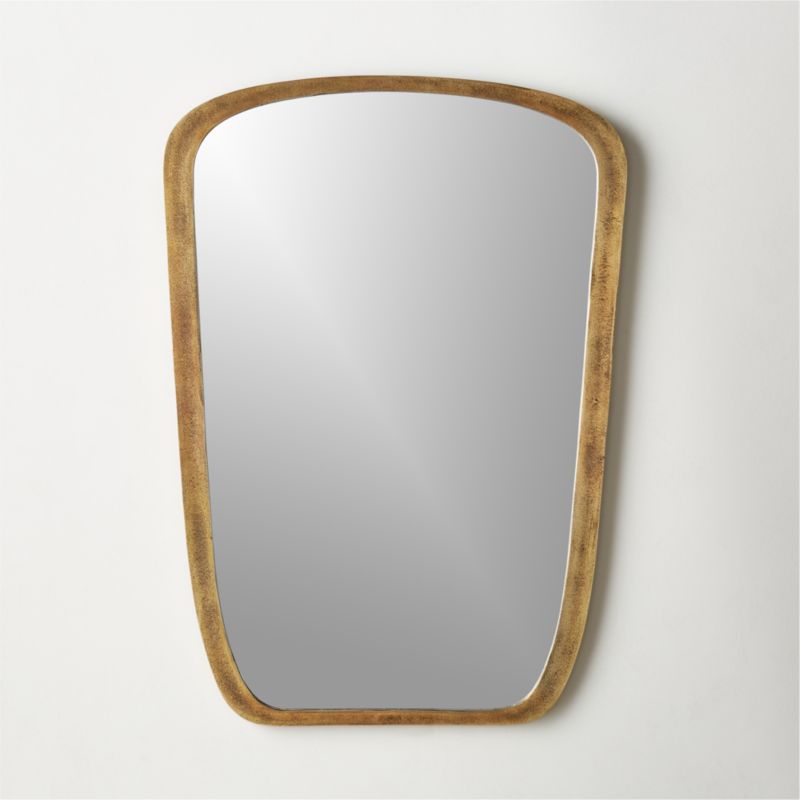 Ponder Small Brass Wall Mirror 23.5"x32.75" - image 0 of 6