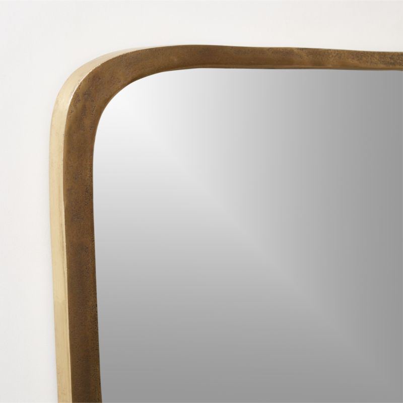 Ponder Large Brass Wall Mirror 48''x34'' - image 4 of 5