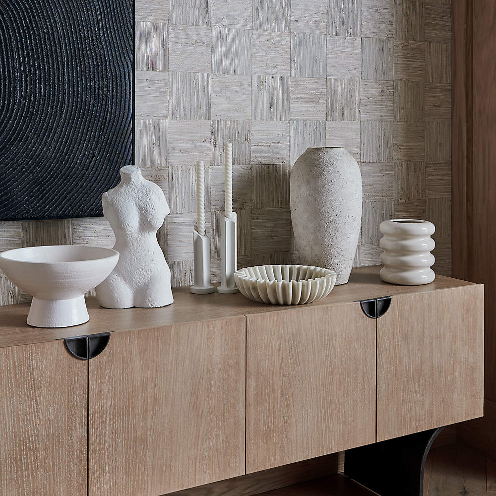 White Decorative Pedestal Bowl Shelly Lighting