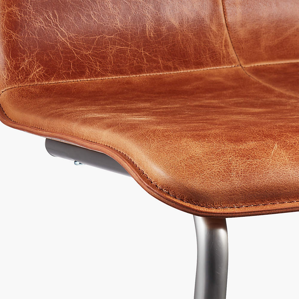 Cb2 pony 2025 leather chair