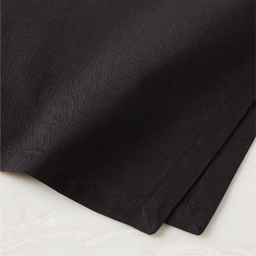 Poplin Black Cloth Napkin