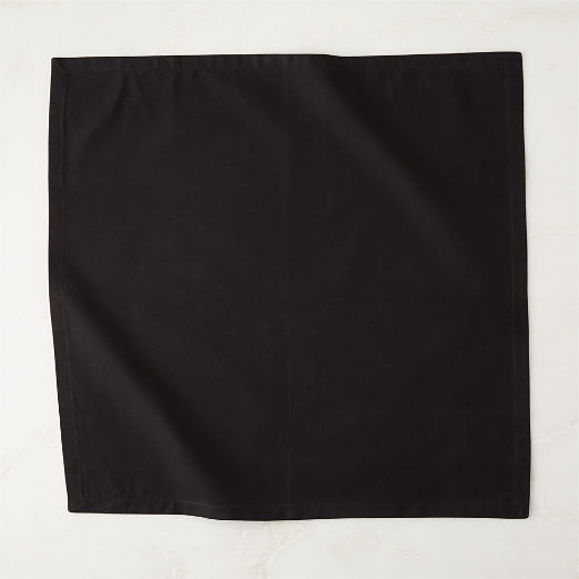 Poplin Black Cloth Napkin