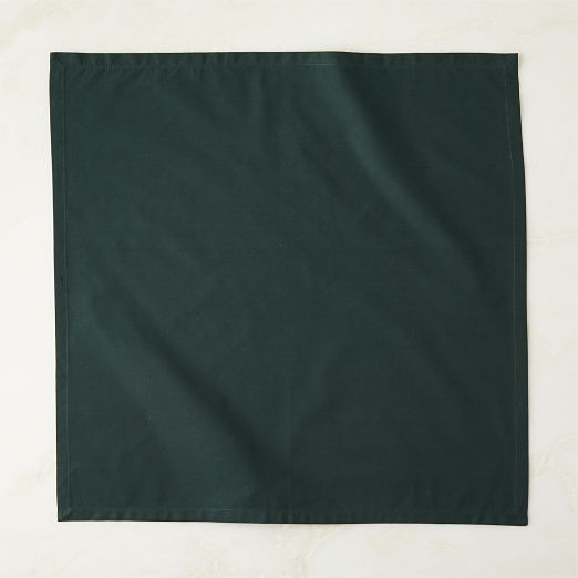 Poplin Dark Green Cloth Napkin