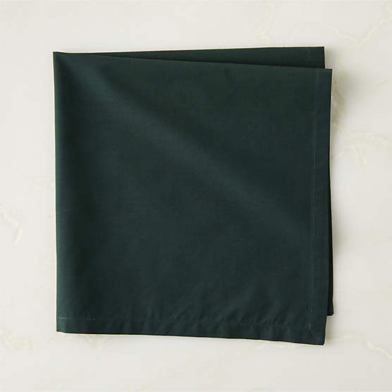 Poplin Dark Green Cloth Napkin