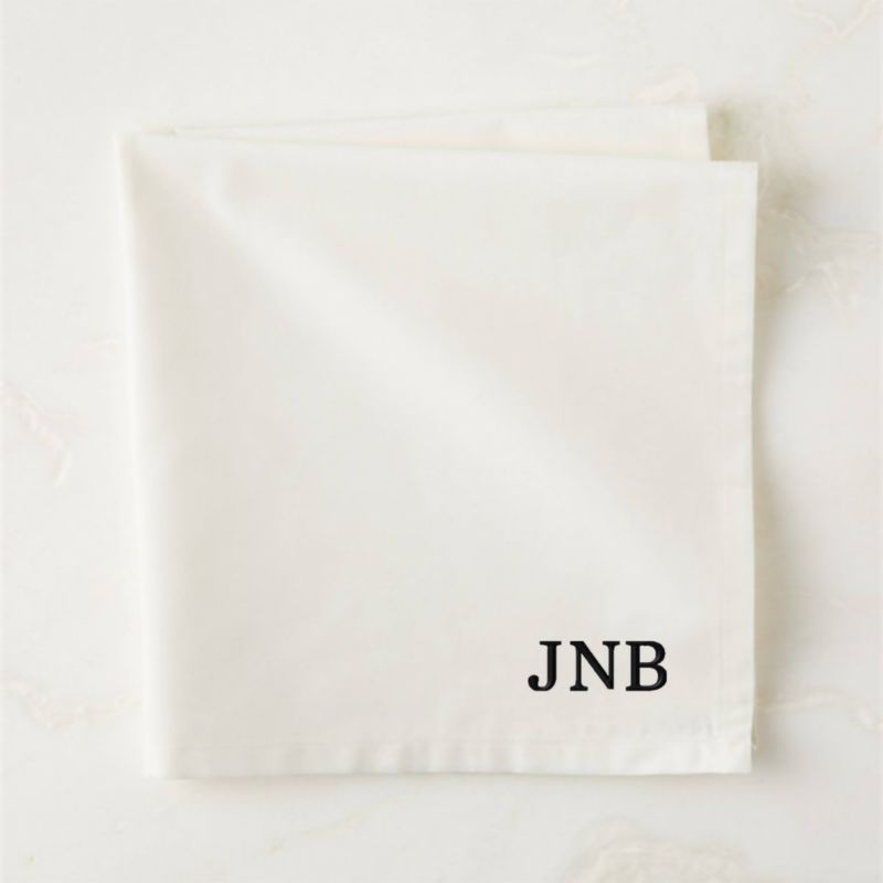 Poplin Ivory Cloth Napkin - image 1 of 6