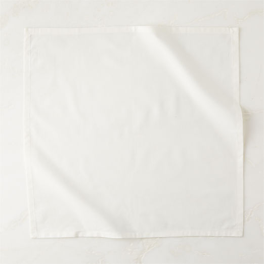 Poplin Ivory Cloth Napkin