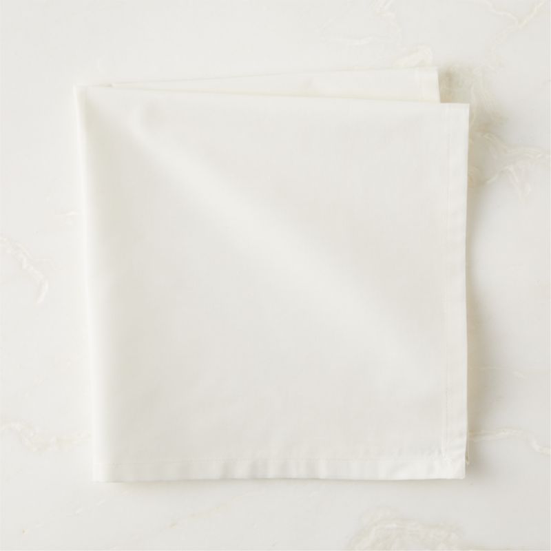 View Poplin Ivory Cloth Napkin details