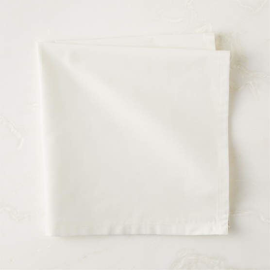 Poplin Ivory Cloth Napkin