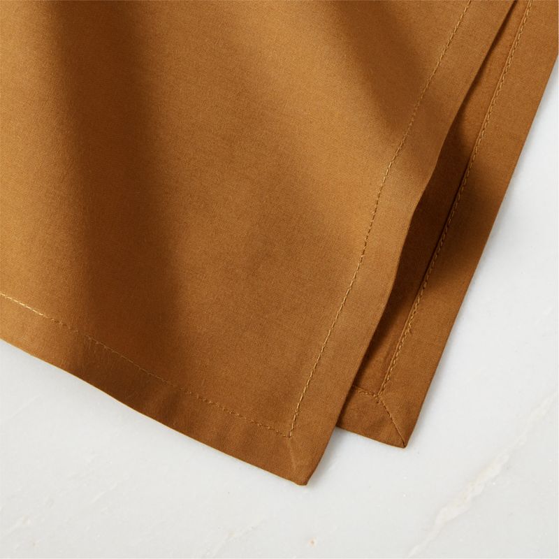 Poplin Tobacco Brown Cloth Napkins Set of 8 - image 3 of 6