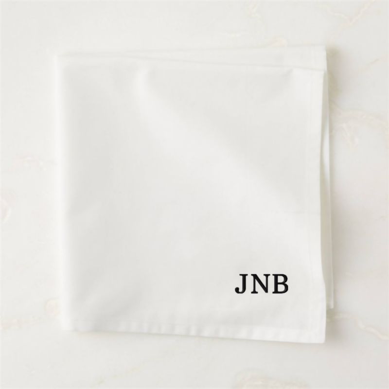 Poplin White Cloth Napkin - image 1 of 8