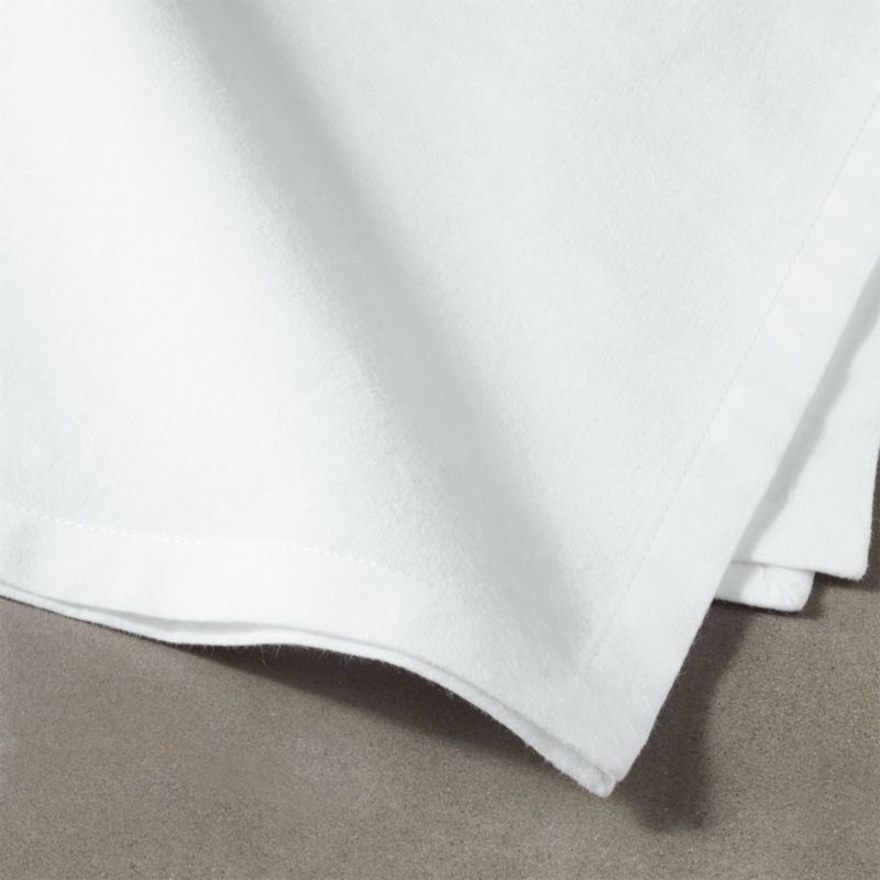 Poplin White Cloth Napkins Set of 8 - image 3 of 9