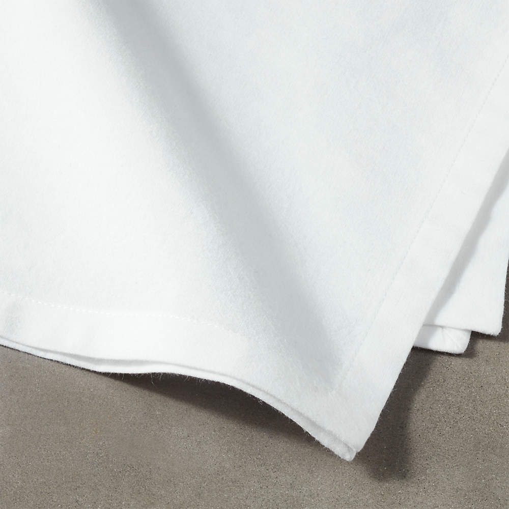 Poplin Modern White Cloth Dinner Napkins Set of 8 + Reviews