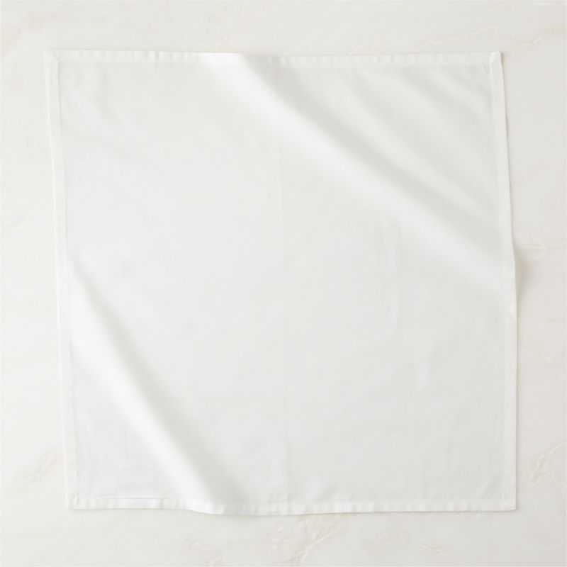 Poplin White Cloth Napkin - image 2 of 8