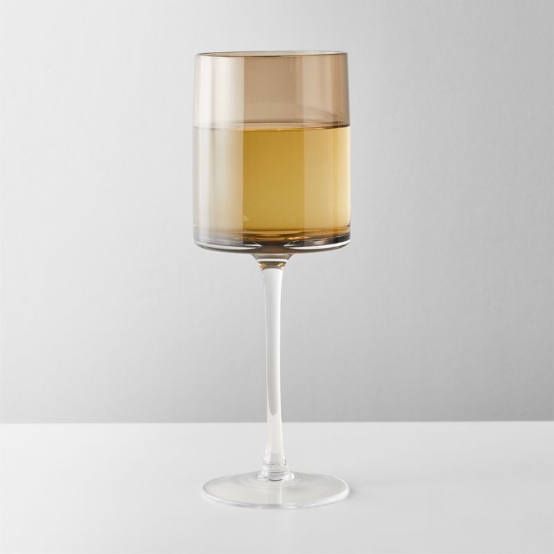 Porsha Smoked White Wine Glass - image 0 of 5