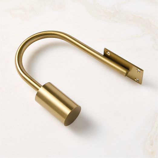 Porter Brushed Brass Curtain Tieback