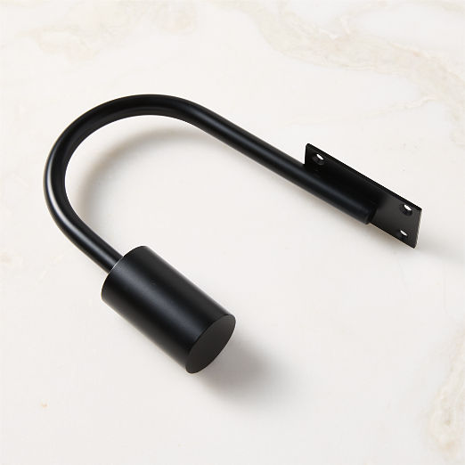 Porter Black Curtain Tieback