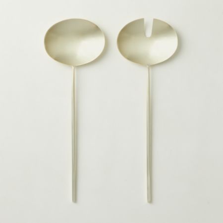 Porter Gold Salad Servers Set of 2