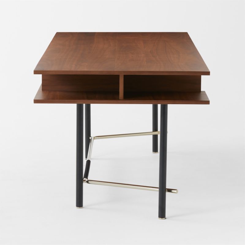 Portofino Walnut Wood Desk by Gianfranco Frattini - image 5 of 9